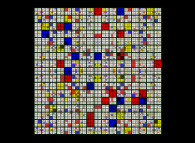 No Title 0268 -a recursive tribute to Piet Mondrian- 