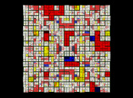 No Title 0270 -a recursive tribute to Piet Mondrian- 