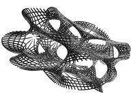 Tridimensional representation of a quadridimensional Calabi-Yau manifold 