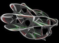 The 5x5=25 patches of the tridimensional representation of a quadridimensional Calabi-Yau manifold 