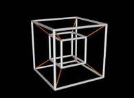Un 4-cube -un hypercube- 