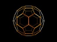 The spherical Fullerene molecule containing 60 Carbon atoms 