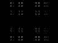 An arbitrary square bidimensional fractal Dendrite -iteration 5- 