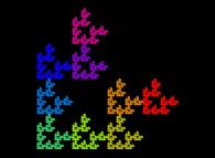 An arbitrary square bidimensional fractal Dendrite -iteration 3- 
