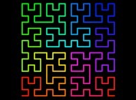 Bidimensional Hilbert Curve -iteration 4-