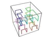 Tridimensional Hilbert Curve -iteration 2- 