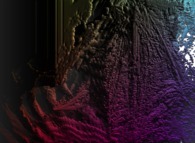 An interpolation between a pseudo-quaternionic Mandelbrot set (a 'Mandelbulb')and a tridimensional Verhulst dynamics -tridimensional cross-section- 