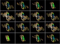 Translation along the fourth axis of a quaternionic Julia set -tridimensional cross-sections- 