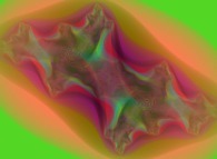 A quaternionic Julia set -tridimensional cross-section-