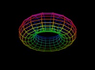 Regular quadrangulation of the surface of a torus -18x18- 