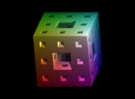 The Menger sponge -iteration 2-