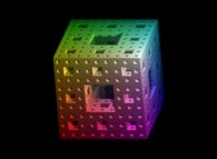 The Menger sponge -iteration 3-