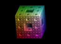 The Menger sponge -iteration 4-