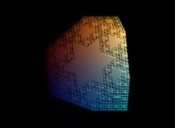 An amazing cross-section inside the complement of the Menger Sponge -iteration 4- 