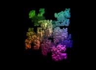 A full-random extended Menger Sponge -iteration 3- 