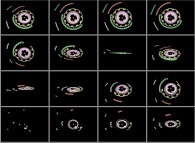 N-body problem integration (N=10)displaying the actual Solar System with its simultaneous 2.pi rotation, our Earth being at the origin of the coordinates 