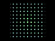 The K-smooth integers on a generalized Ulam spiral 