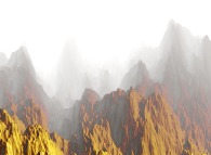 Mountains and fog 