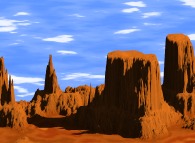 Monument Valley ensoleillée 