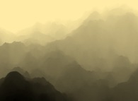 Mountains and fog 