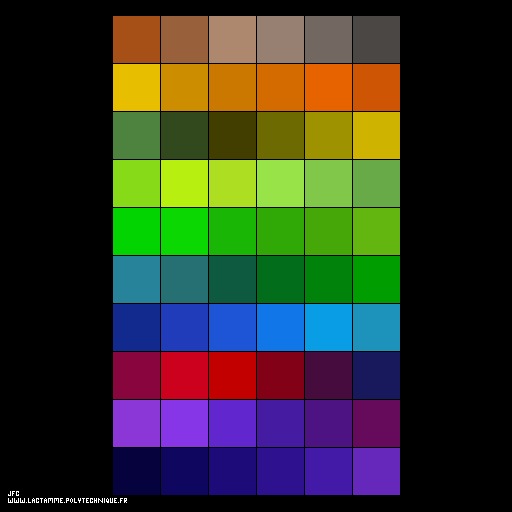 A 6x10 rectangle made of 60 squares [Un rectangle 6x10 fait de 60 carr&eacute;s ]