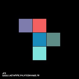 The 'F' Pentomino [Le pentamino 'F'. ]