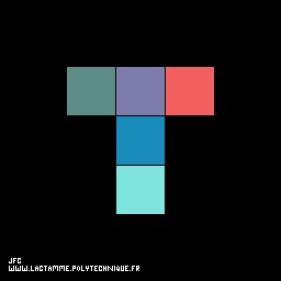 The 'T' Pentomino [Le pentamino 'T'. ]