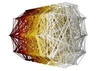 Visualisation de 'pi' avec 1.000 décimales -base 10- sur une hélice -bon point de vue- 