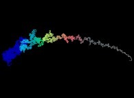 The special Liouville function displayed as a bidimensional random walk for the integer numbers from 2 to 200001 (Red), 2 to 400001 (Green) and 2 to 800001 (Blue) 