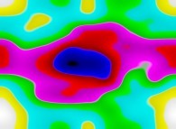 The bidimensional field defining the 'Y' coordinate of a fractal surface (three iterations)