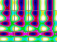 The set of bidimensional fields defining the 'Z' coordinate of an interpolation between the Klein bottle and a 'double sphere' 