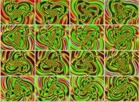 Self-transformation of a simple dynamical geometric texture 