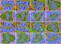 Self-transformation of a simple dynamical geometric texture 