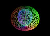 A surface between a 'double sphere' and a torus 