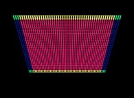 A rectangle defined by means of three bidimensional fields 