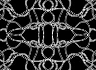 Synthesis of bidimensional symmetrical geometrical textures 