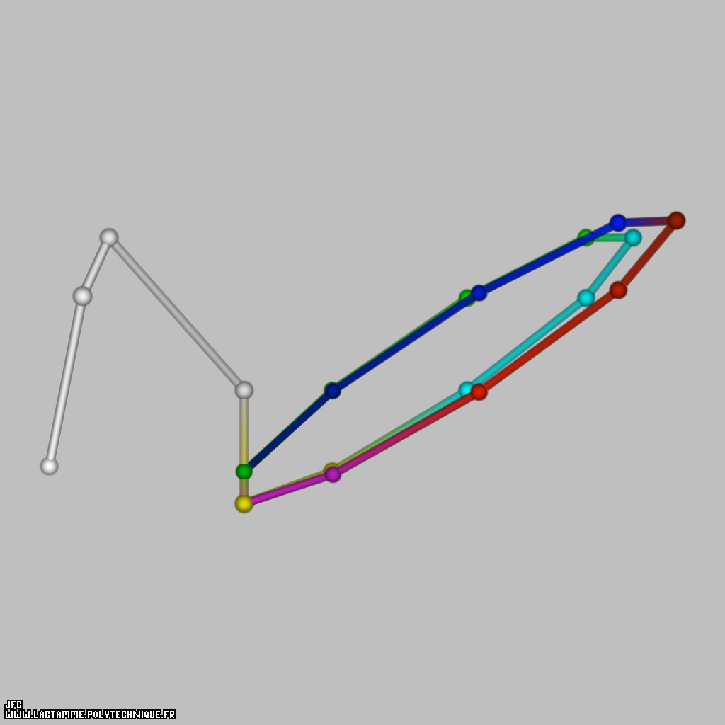 A type 'TP' pseudo-random walk defined by means of the 48 first decimals of the transcendental Champernowne number -using all base 10 integer numbers-: 0.{1,2,3,4,5,6,7,8,9,10,11,12,13,14,15,16,17,18,19,20,21,22,23,24,25,26,27,28,2...} [Une pseudo-marche al&eacute;atoire de type 'TP' d&eacute;finie &agrave; l'aide des 48 premi&egrave;res d&eacute;cimales du nombre transcendant de Champernowne -utilisant tous les nombres entiers en base 10-: 0.{1,2,3,4,5,6,7,8,9,10,11,12,13,14,15,16,17,18,19,20,21,22,23,24,25,26,27,28,2...} ]
