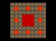 The Sierpinski carpet -iteration 5-