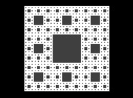 The Sierpinski Carpet -iteration 4- 