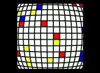 Victor Vasarely meets Piet Mondrian 