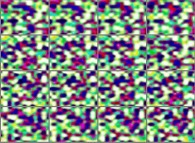 The set of 'X' bidimensional fractal fields defining an interpolation between two networks 