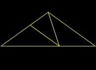 The construction process of an aperiodic Penrose tiling -1 random subdivision iteration- 