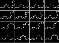 Zoom in on the von Koch curve