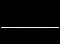 The construction process of the von Koch curve -the starting point: a segment- 