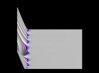 Tridimensional display of the Riemann Zeta function inside [-10.0,+60.0]x[-35.0,+35.0] 