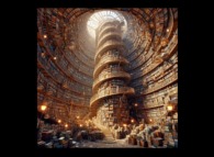 The Library of Babel -Courtesy of 'www.bing.com'- 
