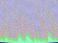 A monodimensional 'quasi-continuous' cellular automaton 