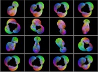 Rotation about X and Y axes of the Jeener's triple Klein bottle 