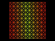 A periodical tiling of the plane using isosceles right angled triangles 
