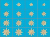 Erosion of a bidimensional random (with small scale correlations)island 